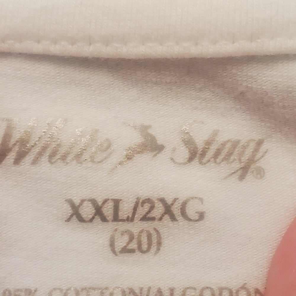 White Stag Lace-Trim Tank Top White Size XXL - Picture 5 of 5